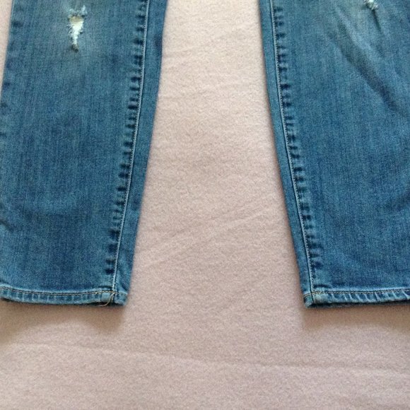 Lucky Brand Leyla Skinny Jeans, Distressed, Medium Wash, Sz 10/30 - Picture 5 of 16